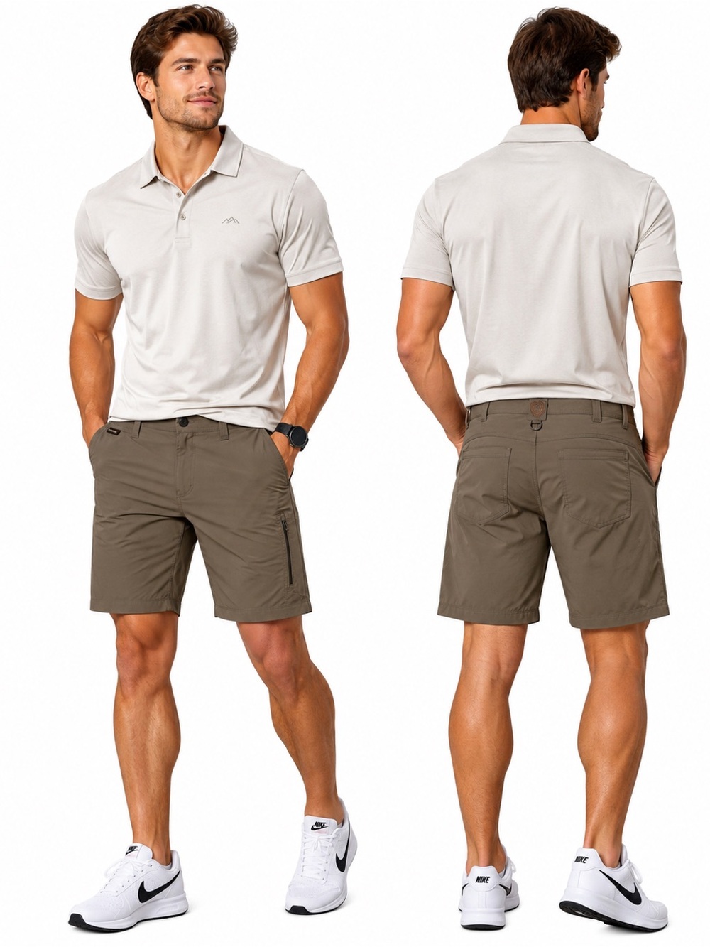KÜHL Men’s Size 35 Brown Stretch Hiking Cargo Shorts Outdoor Performance SZ 35